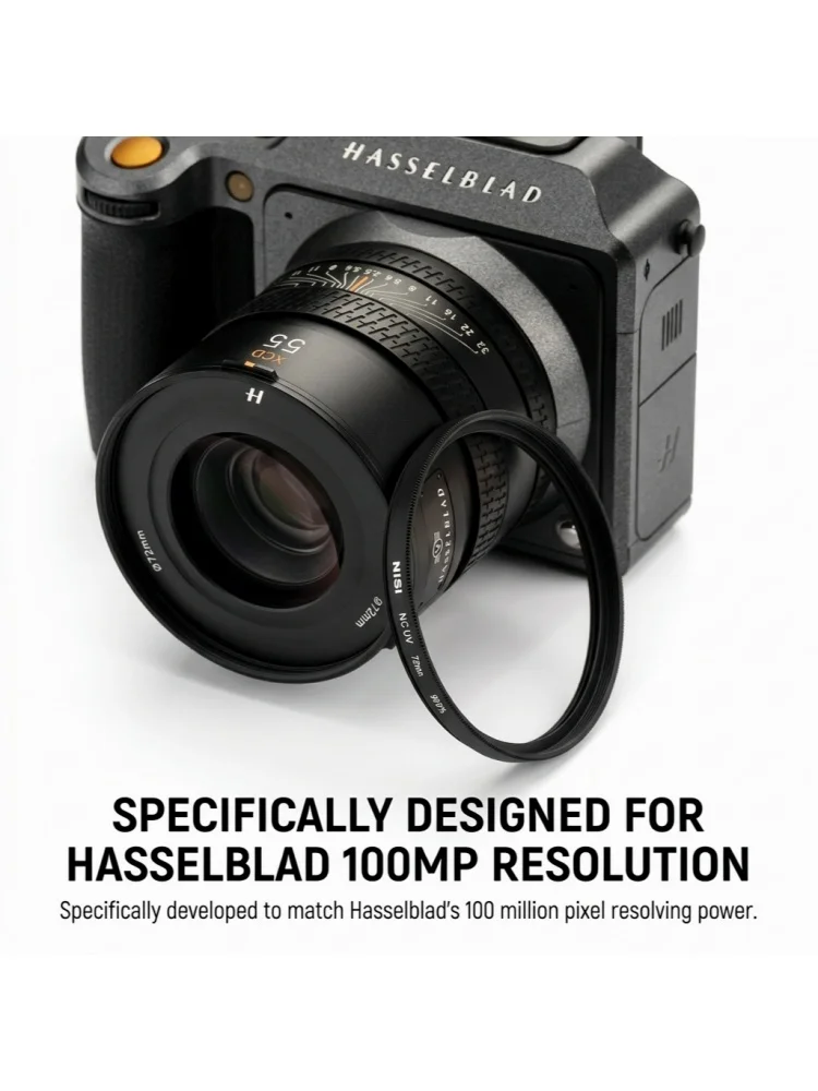 NICE is suitable for Hasselblad 72/77/86mm camera lenses, NC UV multi-layer coating filter, high transparency and lossless image
