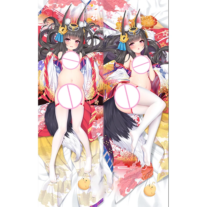 

Dakimakura Anime Pillow Cover Kamado Nezuko Double Sided Print 2Way Cushion Bedding Festival Gifts Gifts