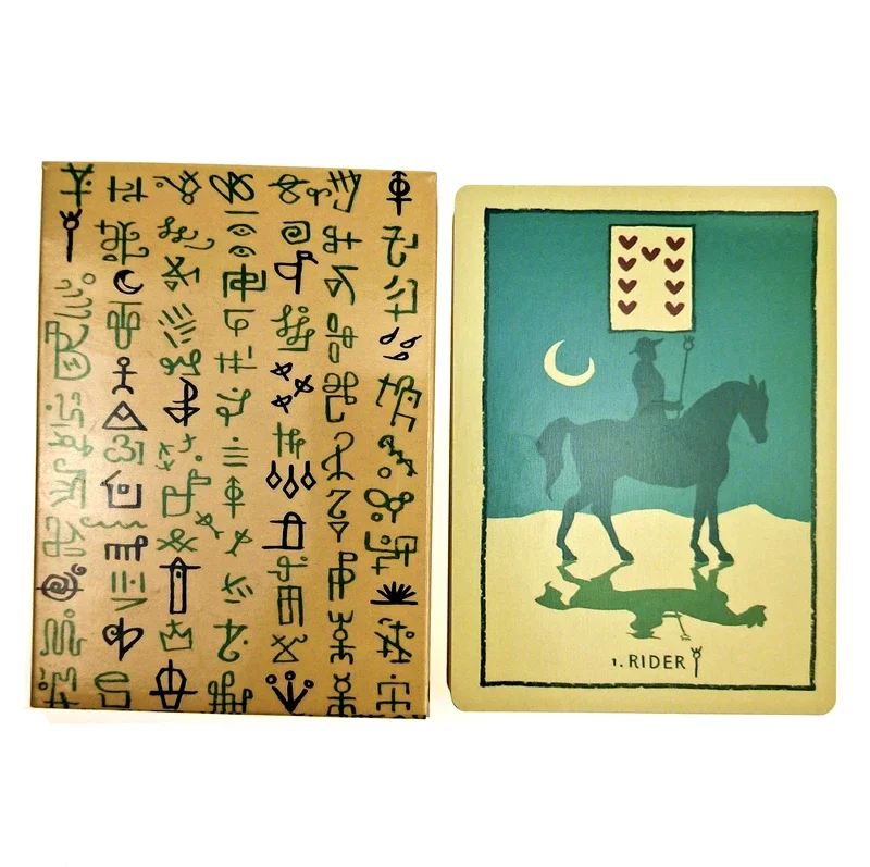 

Green Glyphs Lenormand Oracle Cards A 40 Deck Table Card Game Magical Fate Divination Card for personal use