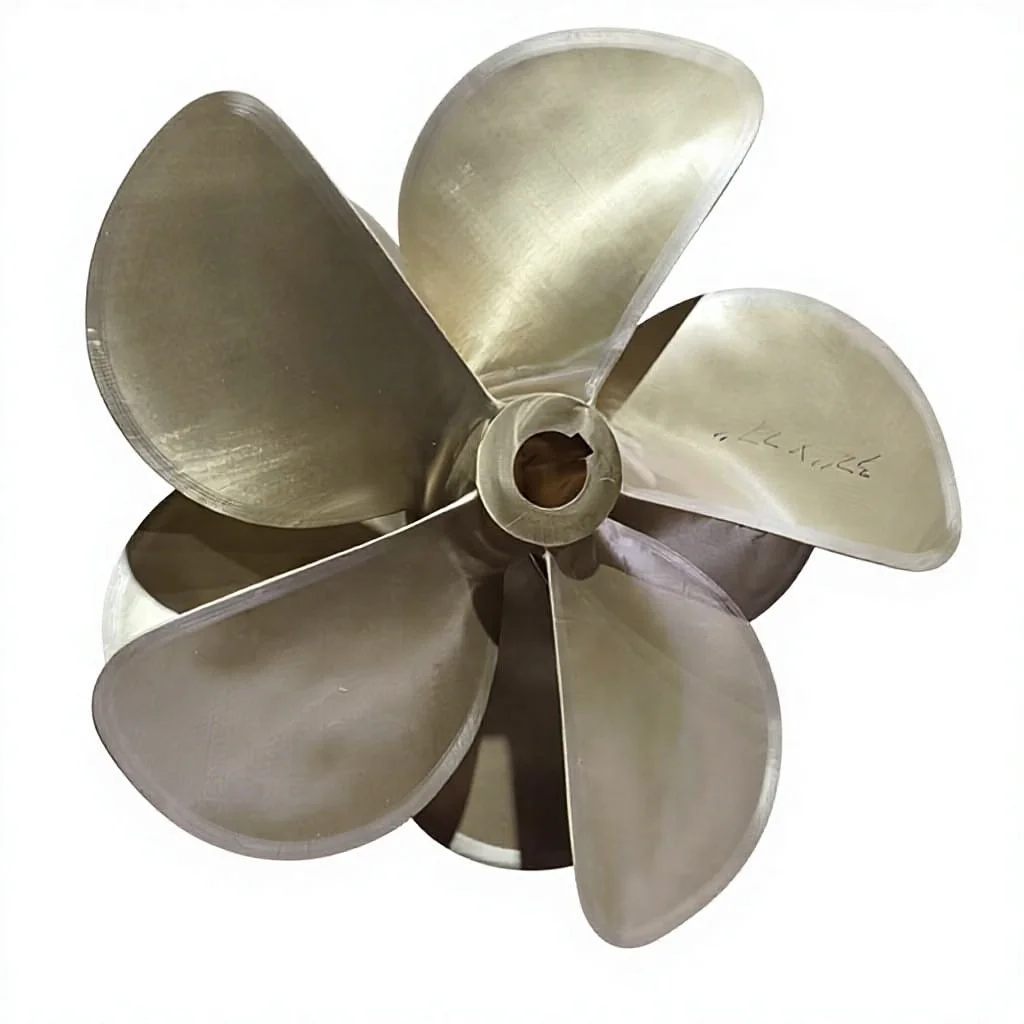 Marine 4 blade bronze propeller marine propeller 3 blades bronze   High Speed Four Blade Bronze Marine Propeller