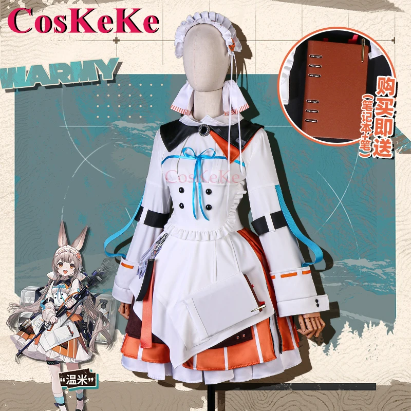 

CosKeKe Warmy Cosplay Game Arknights Costume Fashion Sweet Lovely Uniforms Dress Women Halloween Party Role Play Clothing XS-XL