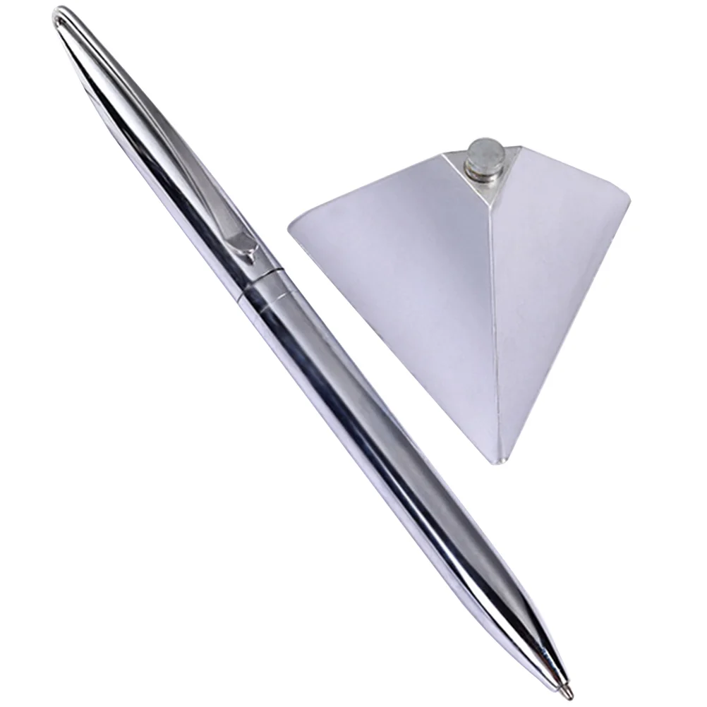 

Floating Pen Signing The Gift Office Writing with Base Silver Metal Gifts for Coworkers Pens