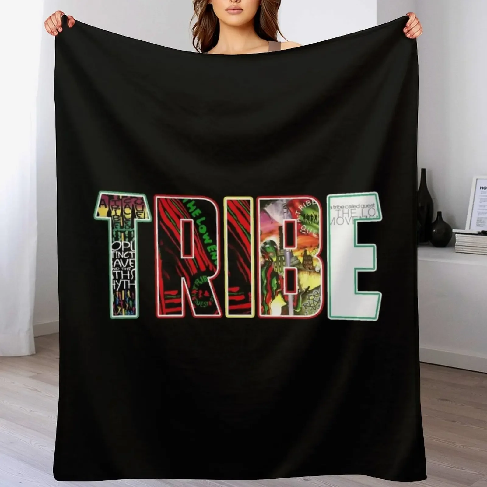 

T.R.I.B.E Throw Blanket warm winter Furry Hair blankets ands Blankets