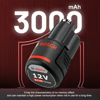 100%Original Bosch 12V battery, 3000mAh BAT411 Lithium ion Rechargeable Battery BAT411A BAT412 BAT412A BAT413 Battery Charger