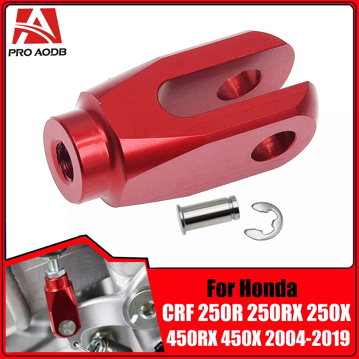 

CNC Rear Brake Clevis For Honda CR250R CRF250R CRF250X CRF250RX CRF250F CRF450R CRF450X CRF450RX CRF 250R 450R CRF150R CR125R