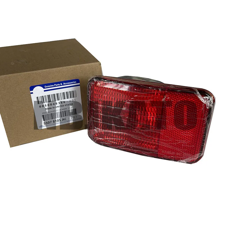 NBJKATO Brand New 55078104AB 55078104AC Rear Fog Lamp Light Housing For Jeep Wrangler JK 2007-2017