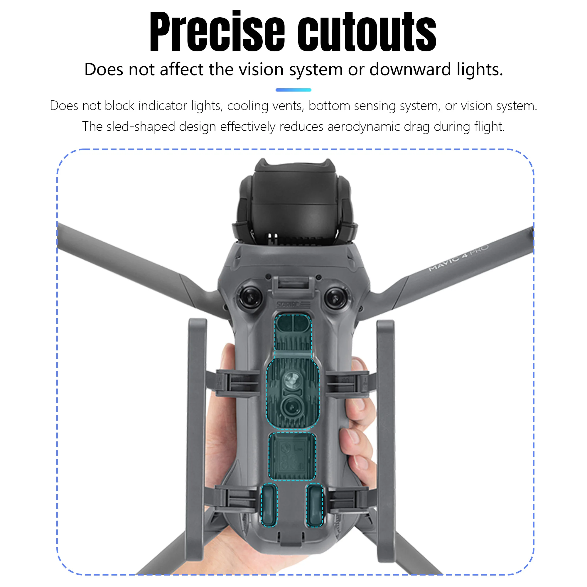 STARTRC PHOTO Podwozie do DJI Mavic 4 Pro Akcesoria do Drona Składane, Wydłużone, Szybkozłączne Ochraniacze do Drona — zdjęcie produktu 4