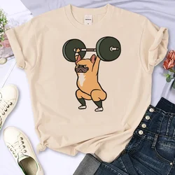 Crossfit Fitness Tee women designer t shirt female funny y2k Japanese clothes