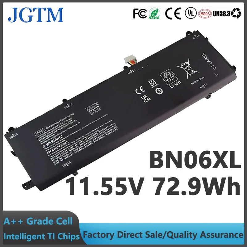 BN06XL 11.55V 72.9Wh Brand New Laptop Battery HSTNN-IB8W L68235-1C1 For HP Spectre X360 Convertible 15-EB0005UR 15-EB0025TX