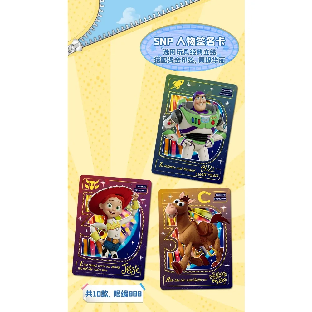 Nieuwe CARD.FUN Toy Story Collection Card High Score Comedy Animatie Disney Populaire karakters Zeldzame kaart Kinderschatcadeau