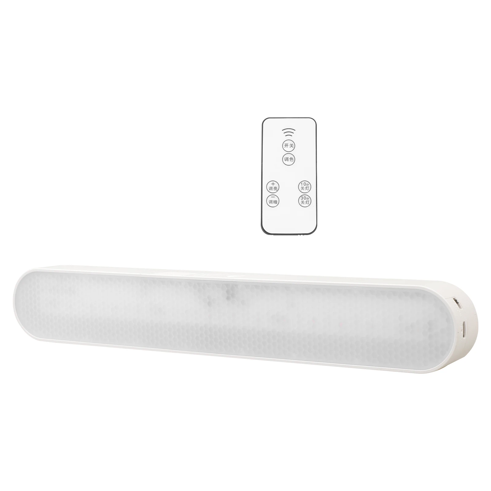 

1 set Touch Closet Light USB Rechargeable 3 Color Adjustable Night Light for Bedroom Cabinet Wardrobe Kitchen Stairs