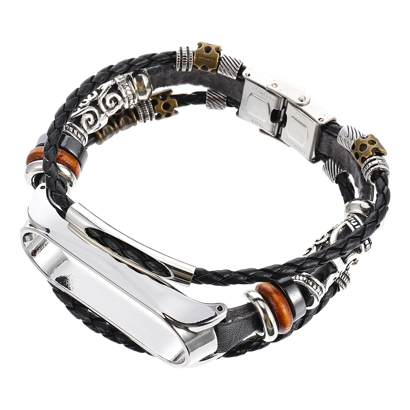 

Retro Zinc Alloy DIY Wristband Strap Compatible 5 5 NFC Vintage Ethnic Style Replacement Watch Band