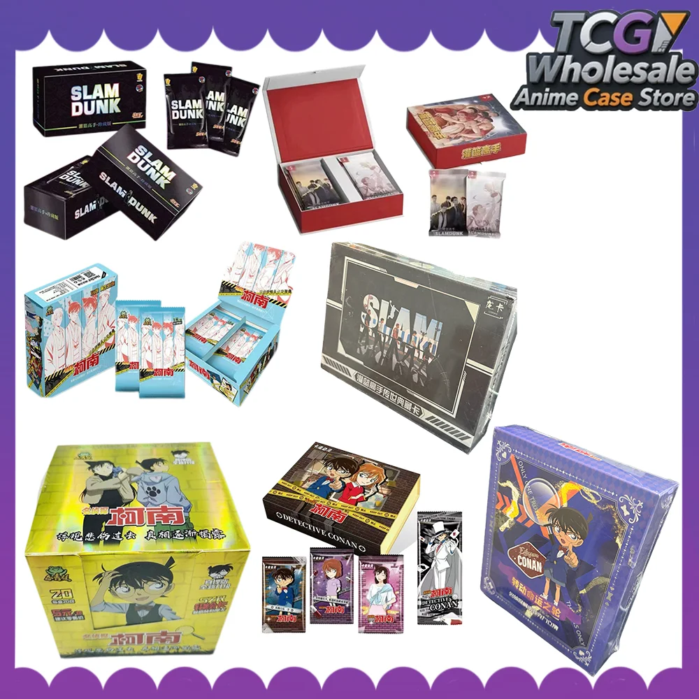 Anime Famous Detective Conan Card Exploration Tour Search for Truth Card And Slam Dunk  Anime Character Collection Cards