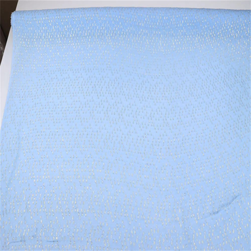 Elegant Woven Mulberry Comfortable Silk Crepe Chiffon Fabric Metallic Gold Silver Linen for Spring Cloth Dress Apparel view 2