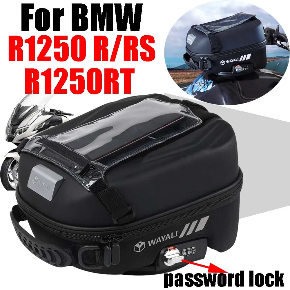 

For BMW R1250R R1250RS R1250RT R1250 R 1250 R RT RS 1250RT Accessories Tank Bag Luggage Backpack Tanklock Phone Storage Bags