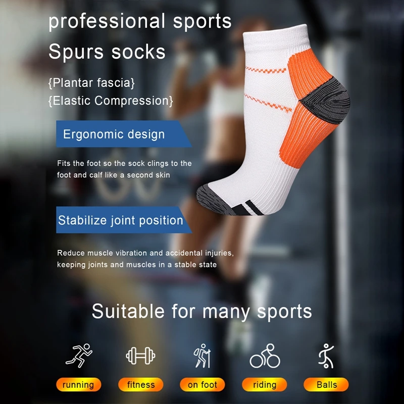 Compression Socks Moisture Wicking Non-slip Athletic Socks Casual Socks for Women Men