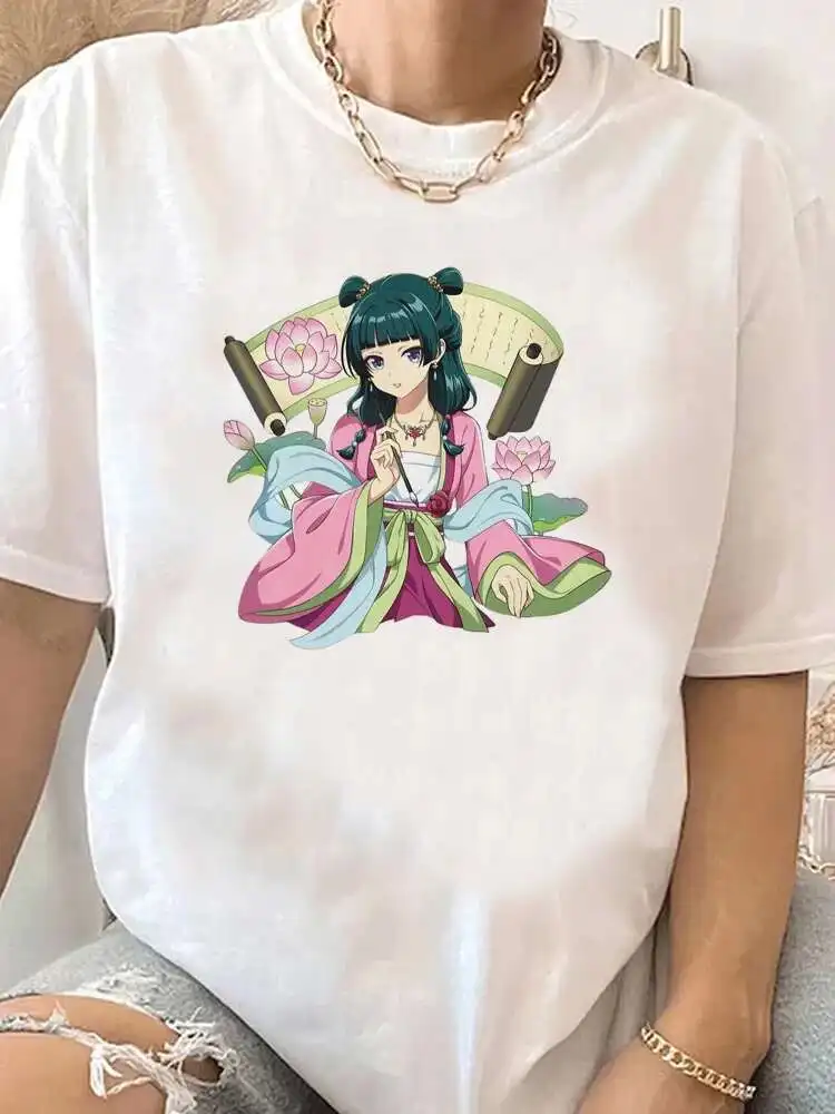 Maomao l'apothicaire journaux chemise femmes classique coloré coréen vêtements respirant chemise 2000s esthétique streetwear coloré