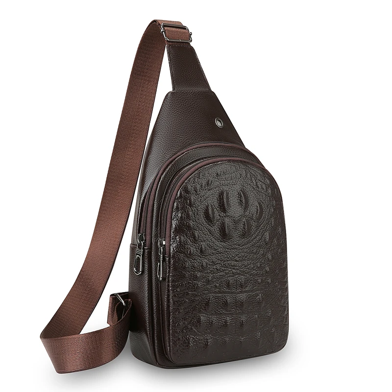 

Men's crossbody bag and chest bag | Made of durable fabric, suitable for daily work, leisure, and travel, with multiple colors t