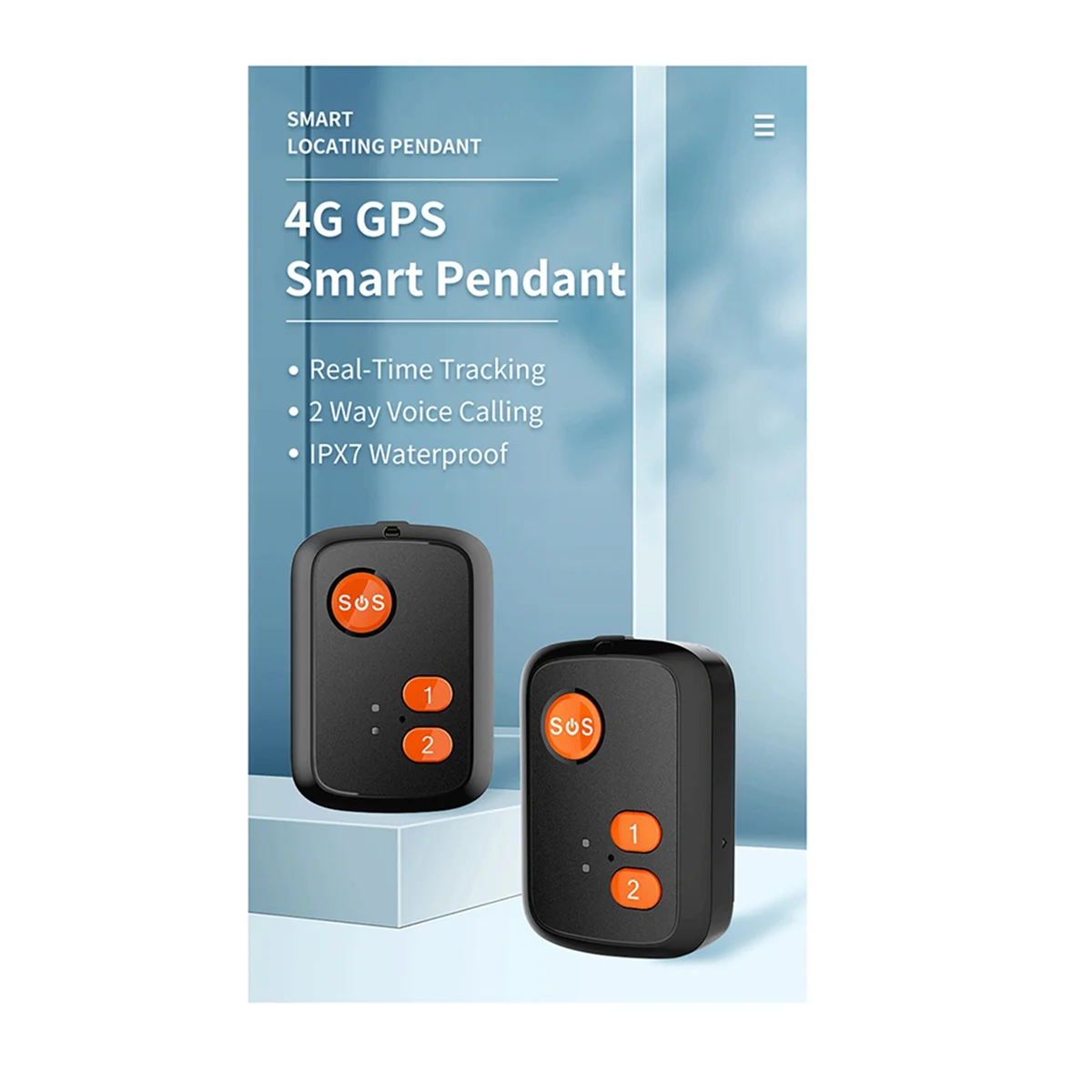 Smart-2X GPS + Beidou Tracker RF-V51 WIFI متوافق مع 4G LTE/3G WCDMA/2G GSM SOS Alarm تتبع الصوت ثنائي الاتجاه (A)
