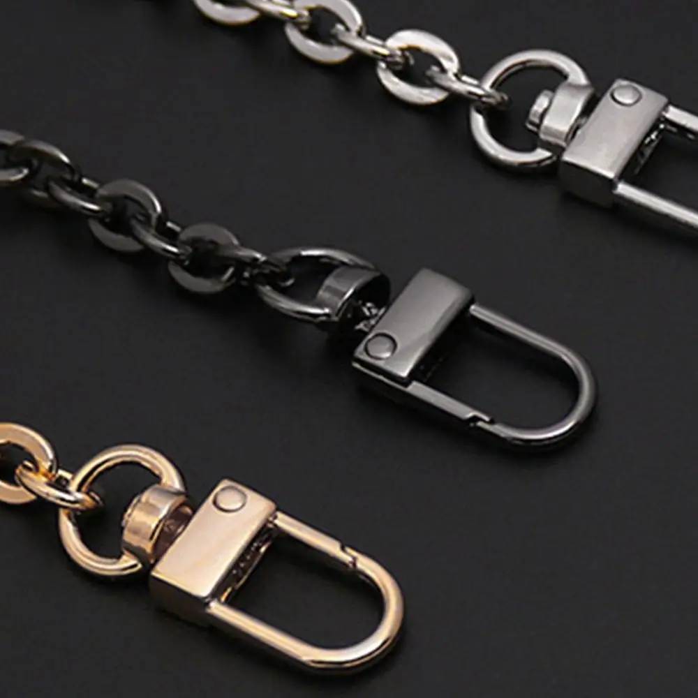 120cm Metal Chain Handle Replacement Chain Golden Silvery Aluminum Chain For Jewelry Making Findings Bag Chain Strap