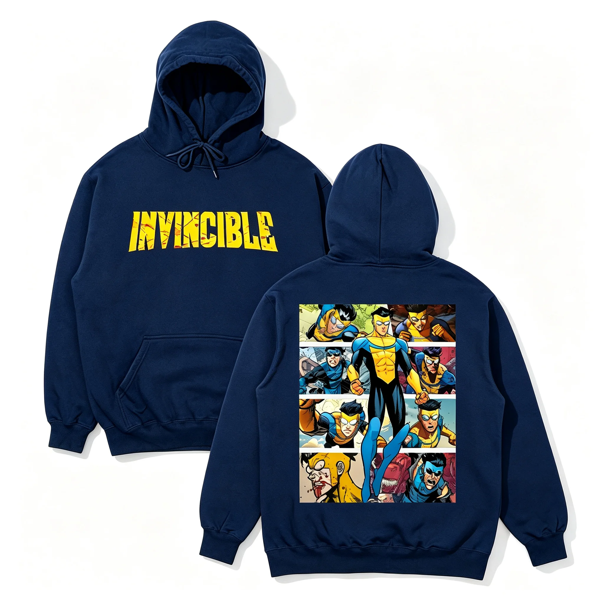 Invincible Hoodies Invincible Mark Superhelden Unisex Sweatshirt Omni-Man Invincible Kleidung Perfektes Geschenk für Comic-Liebhaber Pullover – Detail 17