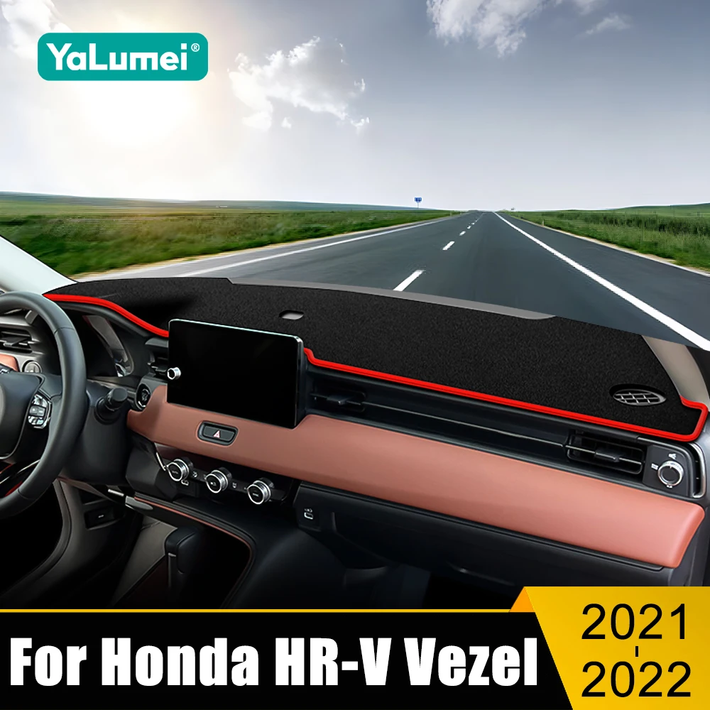 

Для Honda HR-V HRV Vezel 2021 2022, приборная панель автомобиля, солнцезащитный козырек, коврик для приборной панели, нескользящая накладка, аксессуары