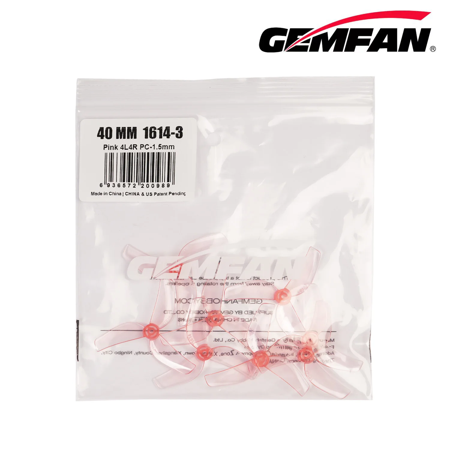 4 أزواج (4CW + 4CCW) Gemfan 1614 3-Blade المروحة الصغيرة #6