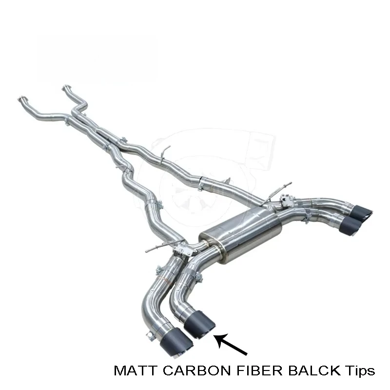 

For G90 S68 2025+ Middle Pipe + Catback with Carbon Fiber Tips