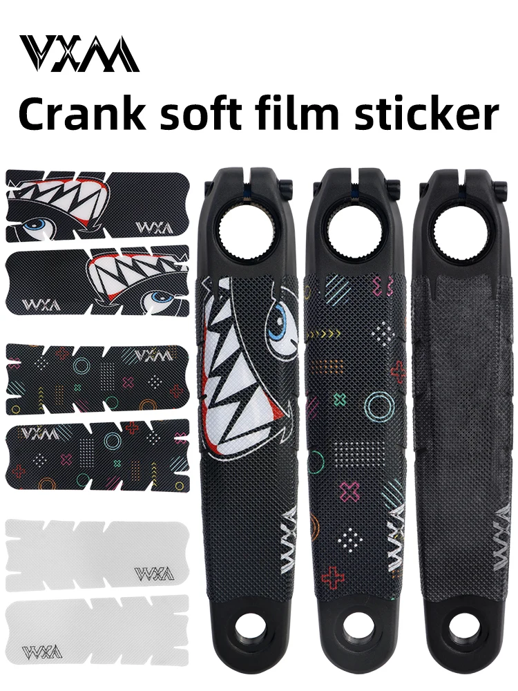 AliExpress VXM Bicycle Crank Protector Stickers PVC Film  Anti-Scratch Waterproof Road Cycling Crankset Protector Stickers Accessories