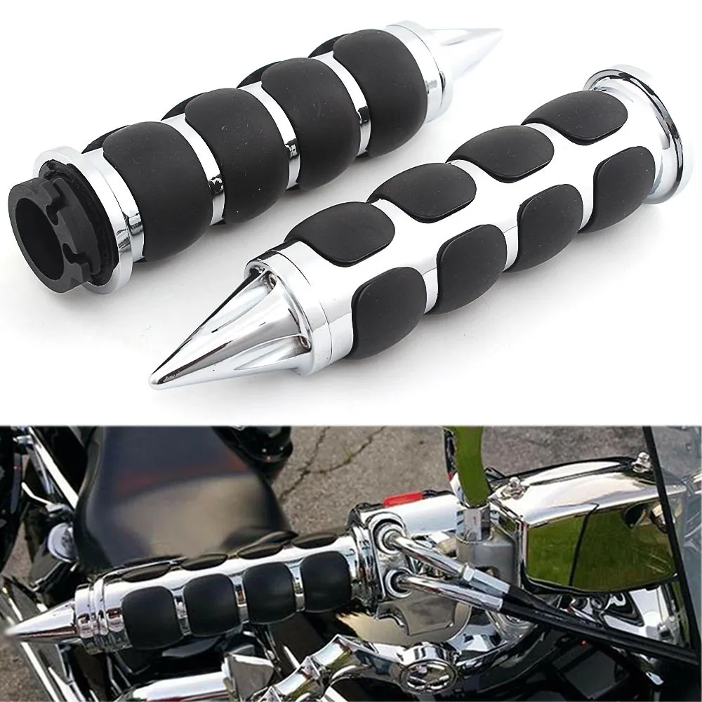 

Universal Motorcycle Accessory 25mm 1" Hand Grips Aluminum For Harley Honda Kawasaki Suzuki Yamaha Bikes Cruiser Chopper Custom