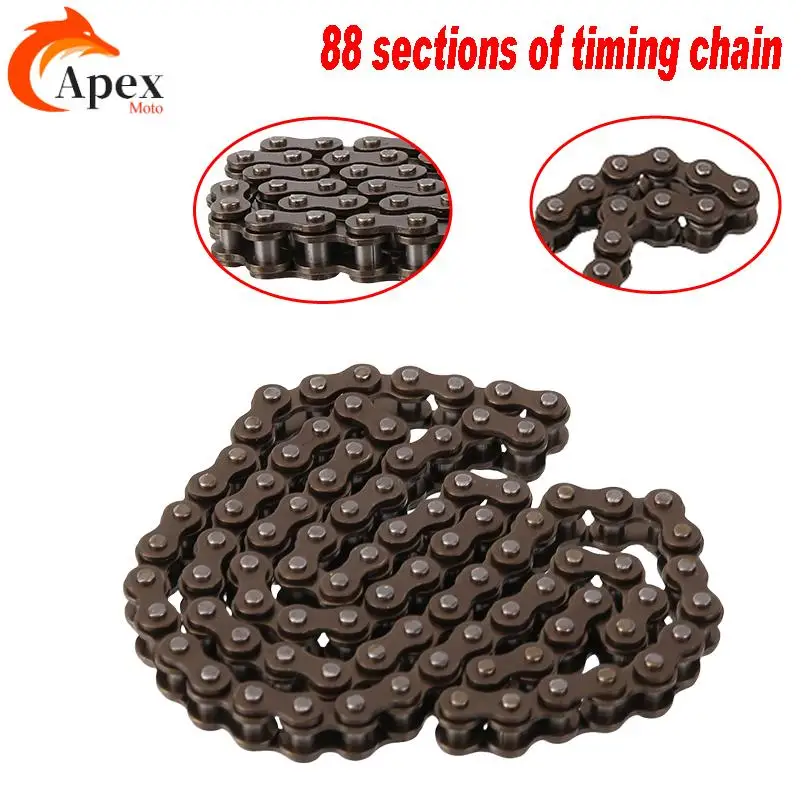 

Starter chain for motorcycle engine, 88 links for 140, 140cc, 1P55FMJ, dust proof, Pit Bike
