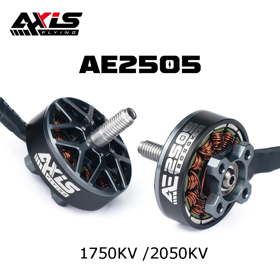 Axisflying AE2505 1750KV 2050KV 6S FPV Brushless Motor CW CCW For 5inch 6inch FPV RC Racing Freestyle Drone 51466