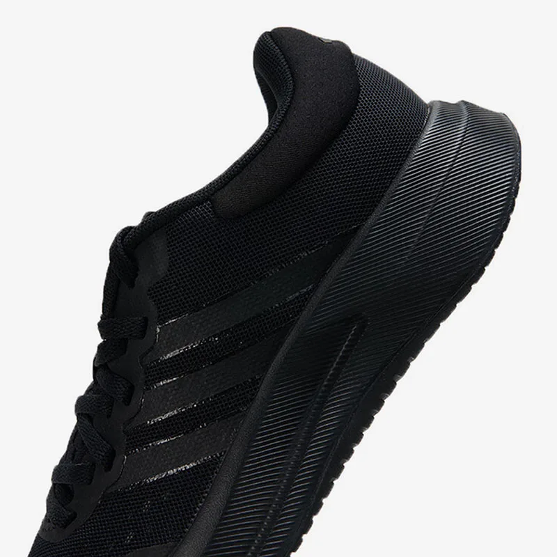 Adidas JQ6406 Women's All Black Running Shoes Lightweight Lace Up Athletic Casual Sneakers