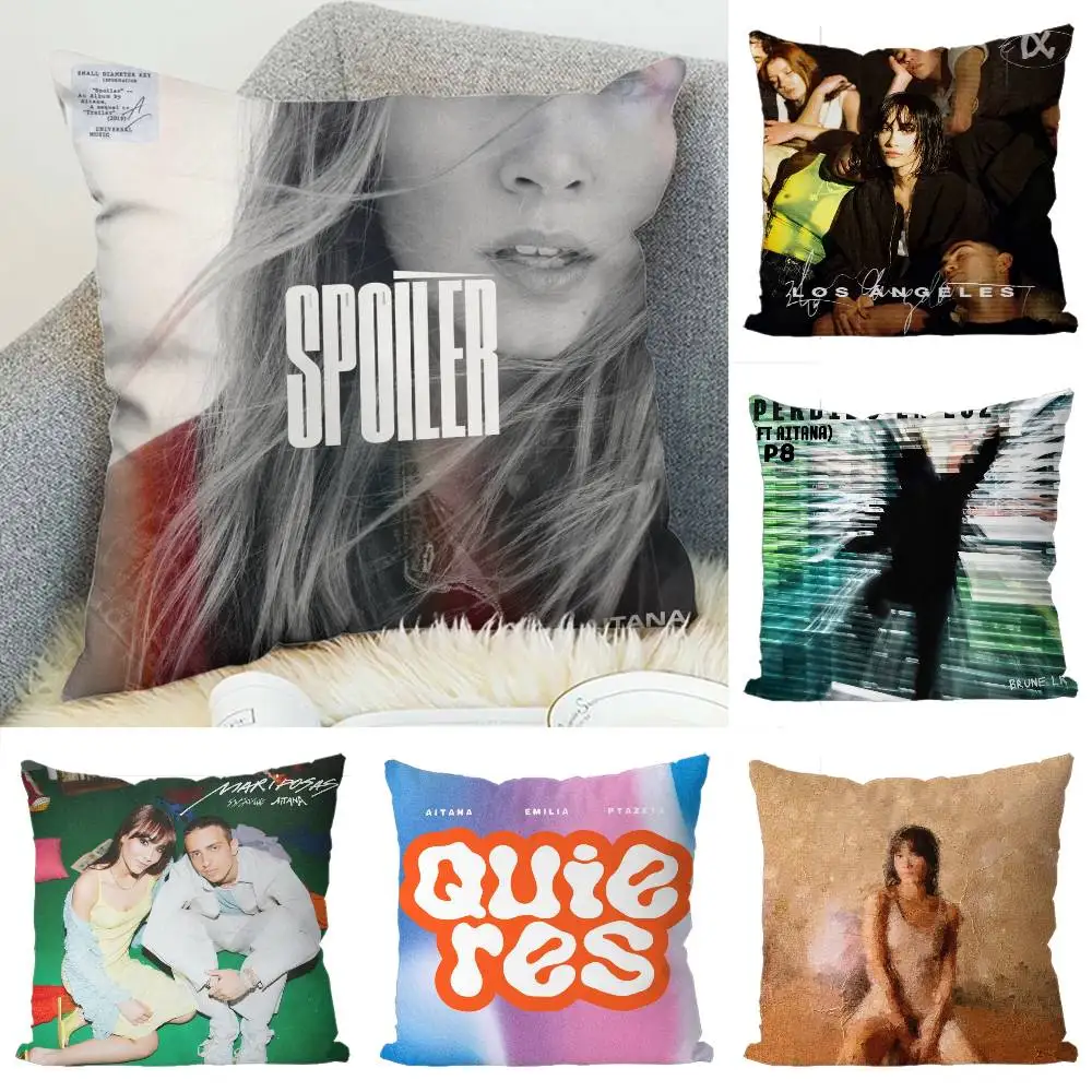 

A-Aitana Pillow Case Luxury Double-sided For Car Pillows 45x45 Cushions Cover Home And Decoration Sofa Pillowcase 50x50