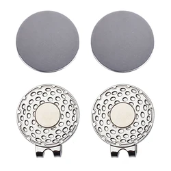 2set Golf Hat Clip With Ball Marker Magnetic Golf Cap Clips And 25mm Golf Ball Marker Men Women Golfer Gifts Accessories