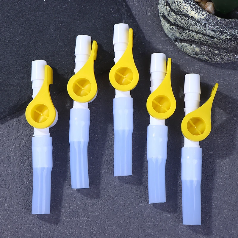 1/2/5pcs Comfort Flow Catheter Valve Two Way Valve - Easy To Use Lever Faucet, Tubes Optimized For Comfort Of Urinatio