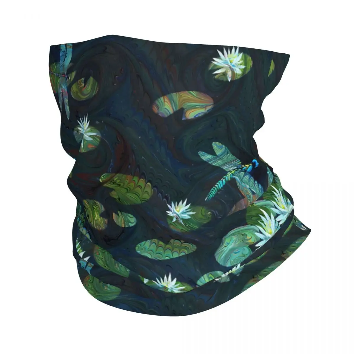 Dragonfly Garden Thin Wrap Scarf Bandana Dragonfly Neck Gaiter Face Cover Headband