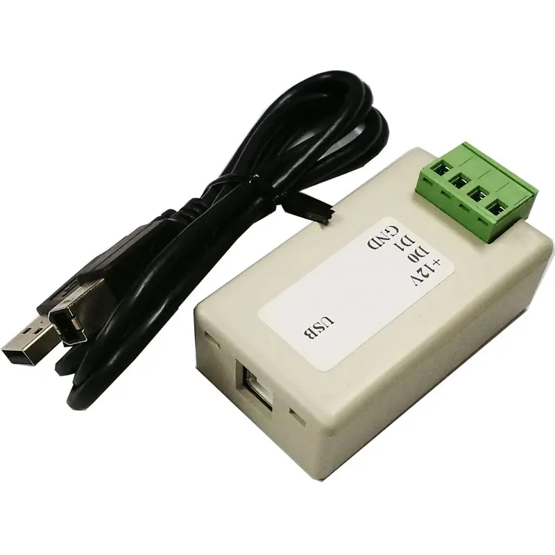 

Wiegand 26/34 Format To USB Converter Plug-And-Play Output ASCII Or 16HEX Used For Access Control System