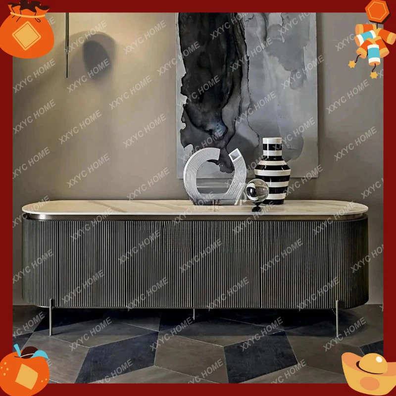 

minimalist light luxury entrance cabinet, living room TV cabinet