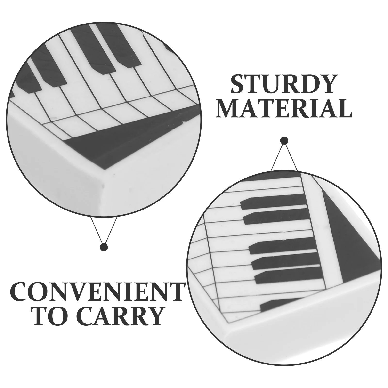 ยางลบรูปเปียโน 6 ชิ้น ยางลบสร้างสรรค์รูปทรงดนตรี สำหรับนักเรียน วาดภาพ ระบายสี ของขวัญวันเกิด เครื่องเขียน ยางลบศิลปะ