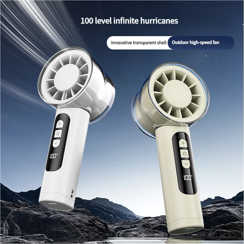 MEET SUN 2025 nuevo ventilador eléctrico de mano de alta velocidad de refrigeración Semiconductor USB portátil recargable al aire libre pequeño ventilador