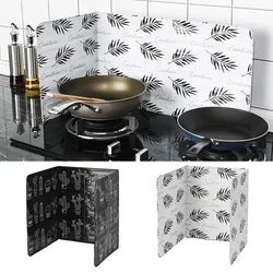 1Set Kitchen Guard Stove Oil Splash Protector Flat Cooking Frying Pan Screen Cover Gas Removal Rust Tools