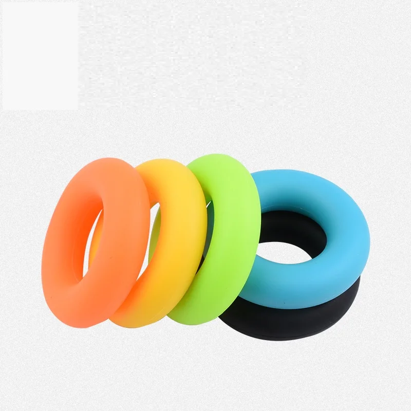 Solid Color Grip Circle Elastic Grip Workout Relaxation Strength Training Glossy Fitness Circle Grip Circle