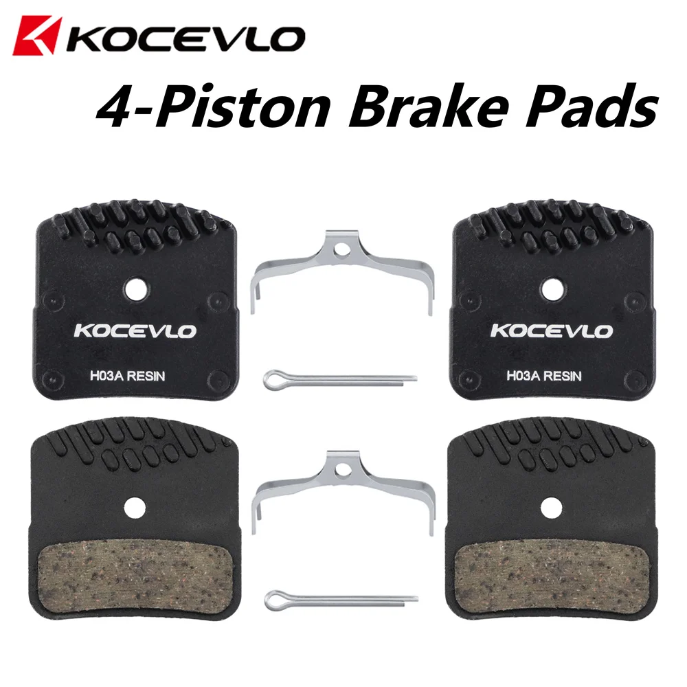 KOCEVLO H03A Resin Ice-Tec Disc Brake Pads 4 Piston For M8020 M820 M640 M6120