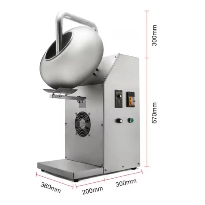 Birui Commercial Compact Tempering Coating Machine High Productivity Food Grade Plug Powered Multi-Voltage Chocolate
