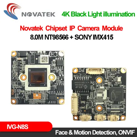 Xmeye Sony Imx415 Nt98566 4K Ip Camera Module 8Mp Human Face Detection Webcam H.265Ai P2P Onvif Icsee Rtsp Security Protection