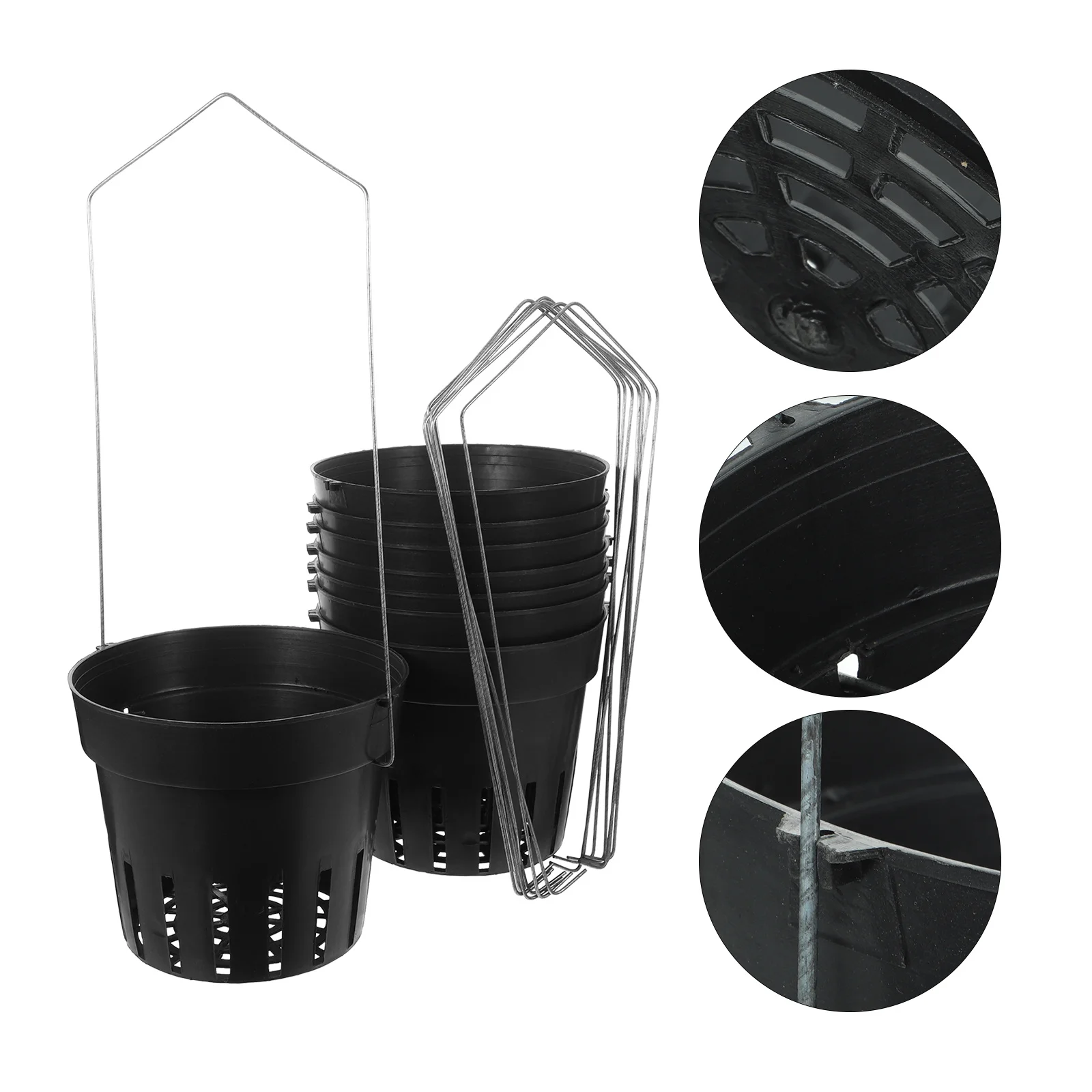 

8Pcs Root Control Hanging Plant Pots Wall Flower Planters Indoor Outdoor Balcony Wall Hanging Succulent Planter Garden Plant