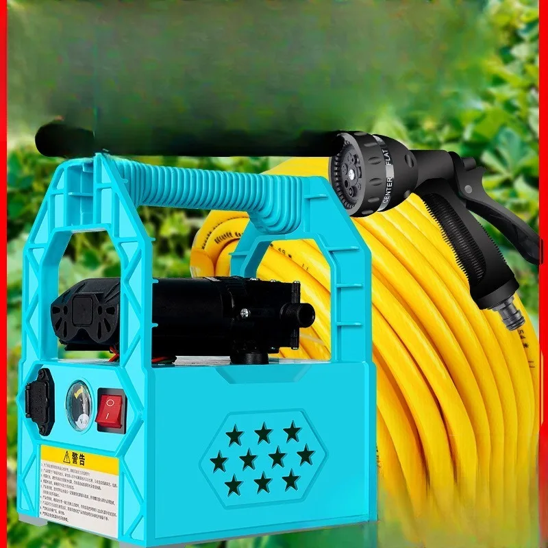 

Rechargeable pump vegetable field watering machine
