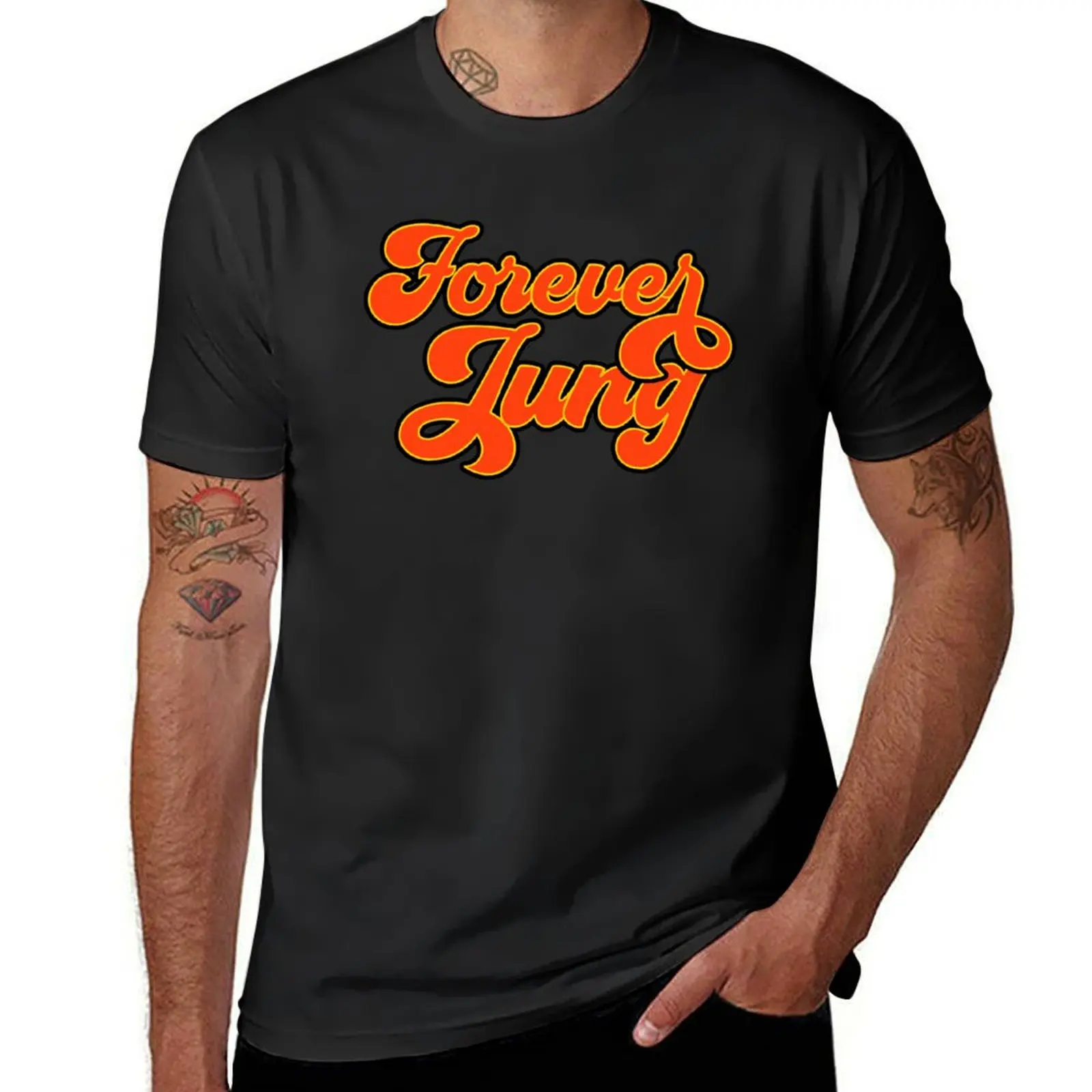 Forever Jung - Carl Gustav CG Jung - Jungian Psychology Teacher T-Shirt Blouse customizeds mens t shirt