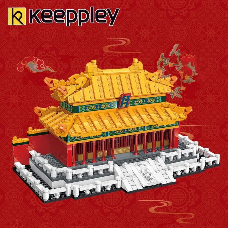 

Keeppley blocks Exquisite Taihe Palace Chinese ancient architecture set Classic creative assembly For adults Blocks Toy Gift